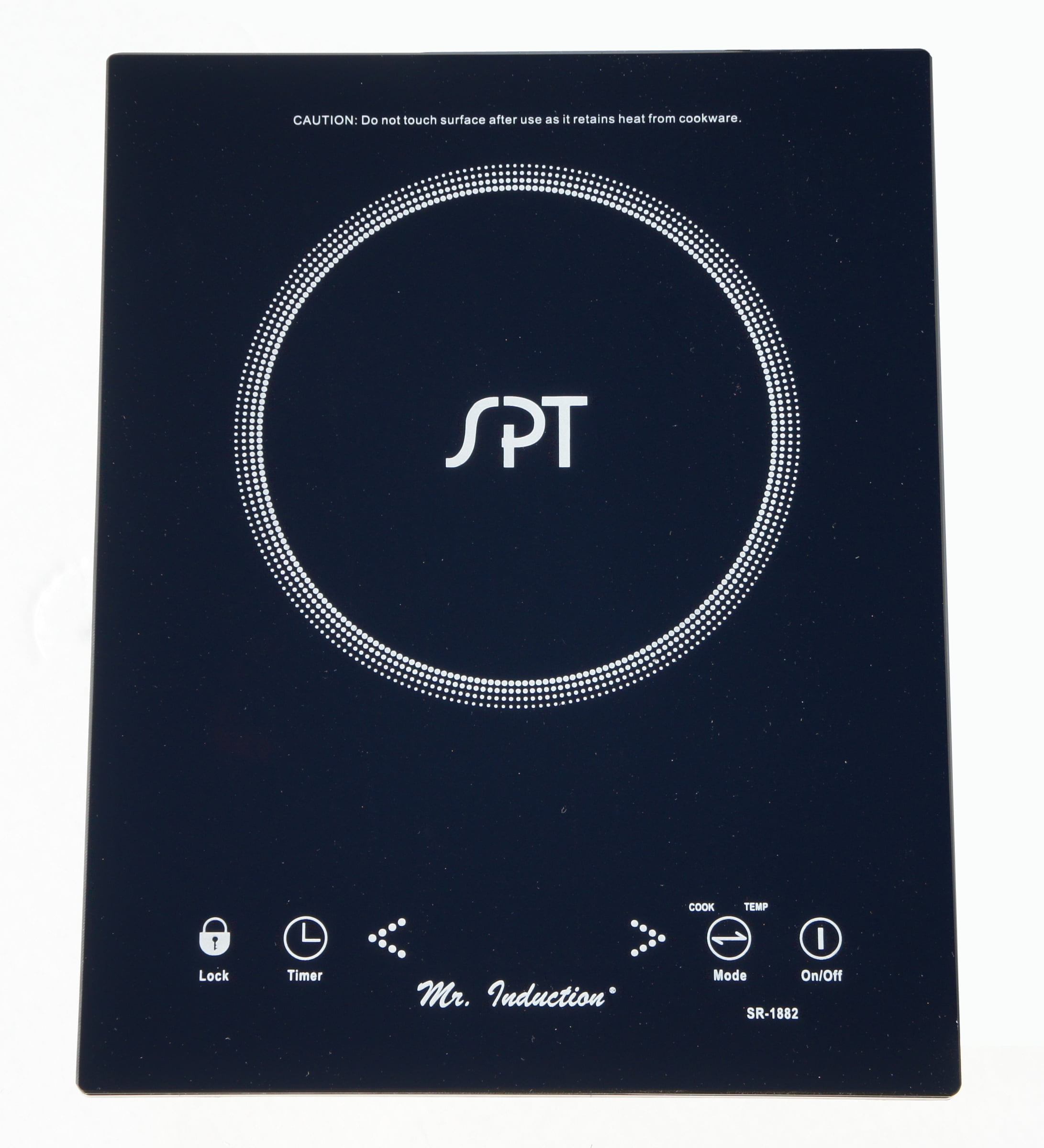 Sunpentown SR-1882-42B 1650W Induction Cooker (Built-In or Countertop design) with Stianless Steel Pot
