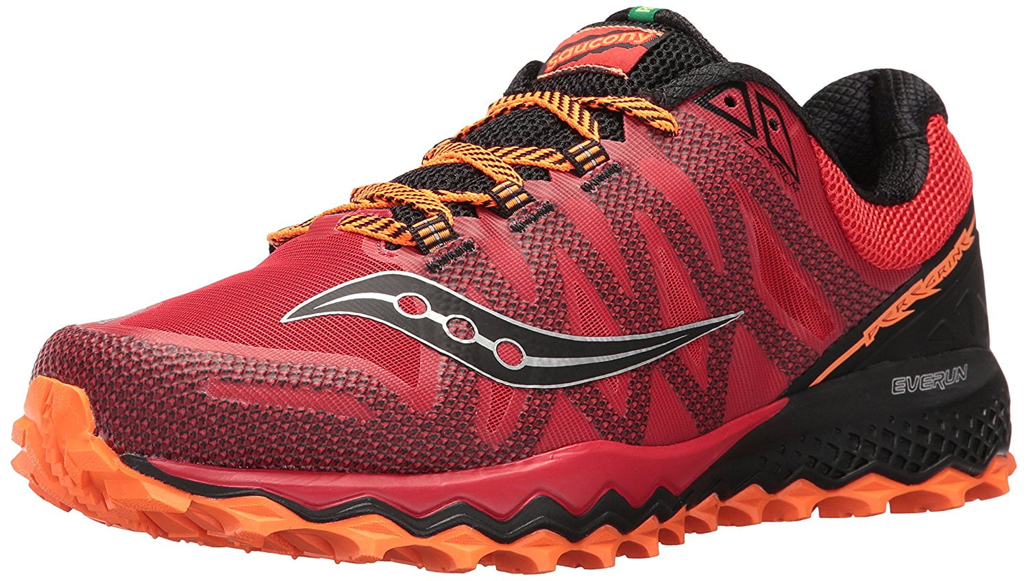 Saucony Men s Peregrine 7 Trail Runner Red Orange Blue 9 M US