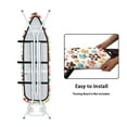 thumbnail image 4 of Renewold Dog Paw Print Ironing Board Cover and Pad 15x54 Ventilate Thick Padding, Ajudtable Wide Ironing Table Cover with Elastic Edge & Straps Easy to Install Resist Scorching Covers, 4 of 6