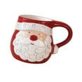thumbnail image 4 of Taza de café navideña, utensilios de cocina, tazas de agua portátiles, reutilizables, para uso en la oficina y el hogar, taza de agua para la oficina, Papá Noel, 4 of 9