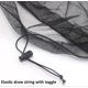 thumbnail image 4 of Mosquito Head Net Mosquito Head Net for Invisible UMS Insects Mosquito Biting Any Outdoor Activities (Set of 3 Gray + Black), 4 of 5
