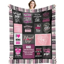 Best Gigi Blanket Gifts for Gigi from Grandchildren Gigi Gifts from Grandkids Best Gigi Ever Blanket Christmas Mothers Day Birthday Present for Gigi from Grandaughter Throw Blanket 50” X 60”