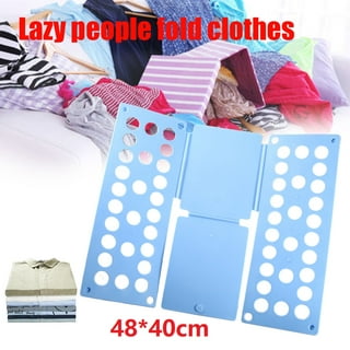 Gorilla Grip Shirt Folding Board, Easy Fast T-Shirt and Clothes Folder,  Adult Clothing, Durable Plastic Organizer, Compact for Travel, Laundry  Boards, Tshirt Flipfold Tool, Aqua : Buy Online at Best Price in