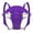 Purple, variant on Deago All-in-One Breathable Baby Carrier for Newborns, 2-Position, Purple