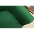 thumbnail image 6 of Fox Hill Trading Windsor 17.5" Traditional Fabric Club Chair in Emerald Green, 6 of 6