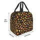 thumbnail image 3 of Fotbe Burger Fries Bolsa Térmica con Estampado y Forro de Aluminio Grueso Bolsa de Almuerzo con Bolsillo Frontal para Hombres y Mujeres, Ideal para Trabajo, Escuela, 3 of 8