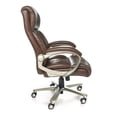 thumbnail image 5 of OFM Leather High-Back Big & Tall Executive Chair Brown w/Champagne Finish 812-LX-BRN, 5 of 5