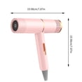 thumbnail image 3 of Sèche-Cheveux de Voyage Haute Puissance, Protection contre la Surchauffe, Design Léger, pour Cheveux Bouclés, 1800w, Compact Portable, Diffuseur de Coiffure, pour Maison/gym, Plastique Durable, Tension Universelle Hzhnb [Nouvelle Arrivée], 3 of 9