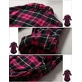 thumbnail image 5 of Matchstick Women Long Sleeve Flannel Plaid Checked Shirt (XS-XXL), 5 of 5