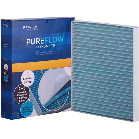 PG Cabin Air Filter PC4684X | Fits 2023-2024 Hyundai HB20S, HB20, 2012-2017 Accent, 2006-2017 Kia Rio, 2011-2016 Sportage, 2010-2015 Hyundai Tucson, 2012-2017 Veloster, 2010-2013 Kia Forte