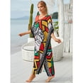 thumbnail image 3 of Sunforyou Kafan Dresses for Women Moo Moos Bathing suit Cover up Plus size Caftans for Women Loungewear, 3 of 6
