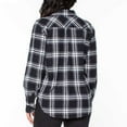 thumbnail image 3 of Well Worn Women's Super Soft Cotton Blend Flannel Classic Plaid Button Down Shirt, 3 of 3