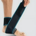 thumbnail image 7 of BESTSKY Ankle Brace,Pressure Relief Neuropathy Socks,Adjustable Flexibility Ankle Sleeve,Blue, 7 of 7