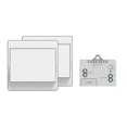 thumbnail image 1 of Interruptor inalámbrico autoalimentado, sin batería, control remoto inalámbrico para luces y electrodomésticos, impermeable y seguro, se puede instalar directamente, 1 of 5