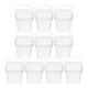 thumbnail image 4 of 10 cubos de hielo cuadrados transparentes y gruesos para helado, con tapa., 4 of 7