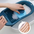 thumbnail image 4 of Clearance! Household Laundry Board Plastics Clothes Laundry Board Hand Washing Board Portable Hand Washing Clothes Tool Scrubboards Clothes Cleaning Tools for Home School Dormit One Size Blue, 4 of 6