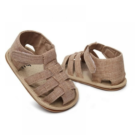 

Stibadium Baby Boy Sandals Summer Anti-Slip Rubber Sole First Walkers Shoes Infant Sandals for Toddler Girls(0-24 Months)