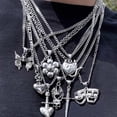 thumbnail image 5 of Collar gótico punk con colgante largo para gargantilla creativa estilo hip hop retro, 1172, 5 of 5