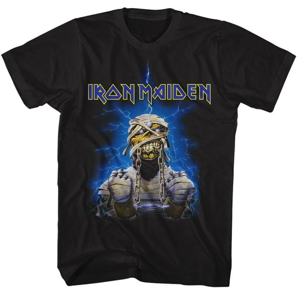 Iron Maiden Mummy Eddie Black Adult T-Shirt