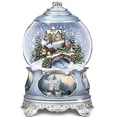 thumbnail image 1 of Cascabeles Snowglobe The Bradford Exchange Thomas Kinkade, 1 of 3