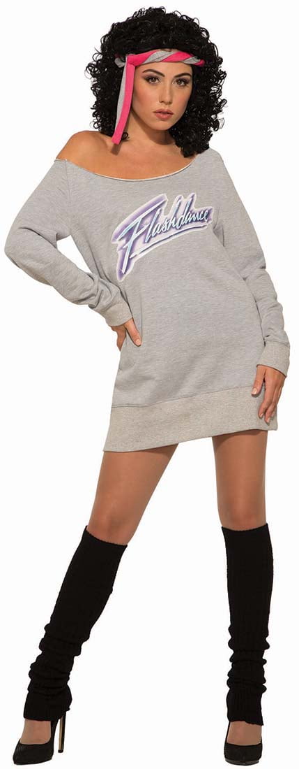 Flashdance Women's Sweatshirt Costume 