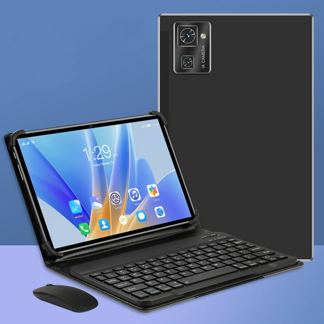 Teclados de computadora, nueva tableta PC de 10.1 pulgadas con pantalla HD delgada, 5G, doble frecuencia, WiFi, Bluetooth, compatible con tarjeta de memoria de 256 GB y comunicación con doble SIM.