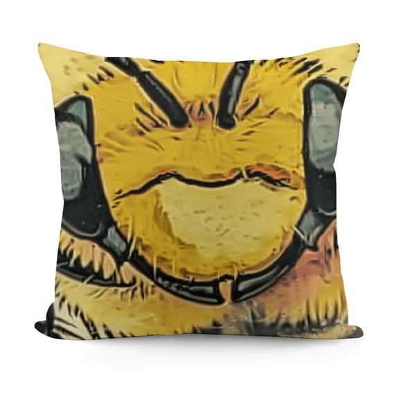 Spring Summer Decorative Throw Pillow Covers, Fall Farmhouse Black White Stripe , Yellow Check Quote Outdoor Couch Cushion Case