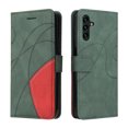 thumbnail image 4 of Compatible Samsung Galaxy A13 5G Étui, Étui Portefeuille en Cuir Support Vue Fermoir Magnétique Folio à Rabat - Vert, 4 of 5