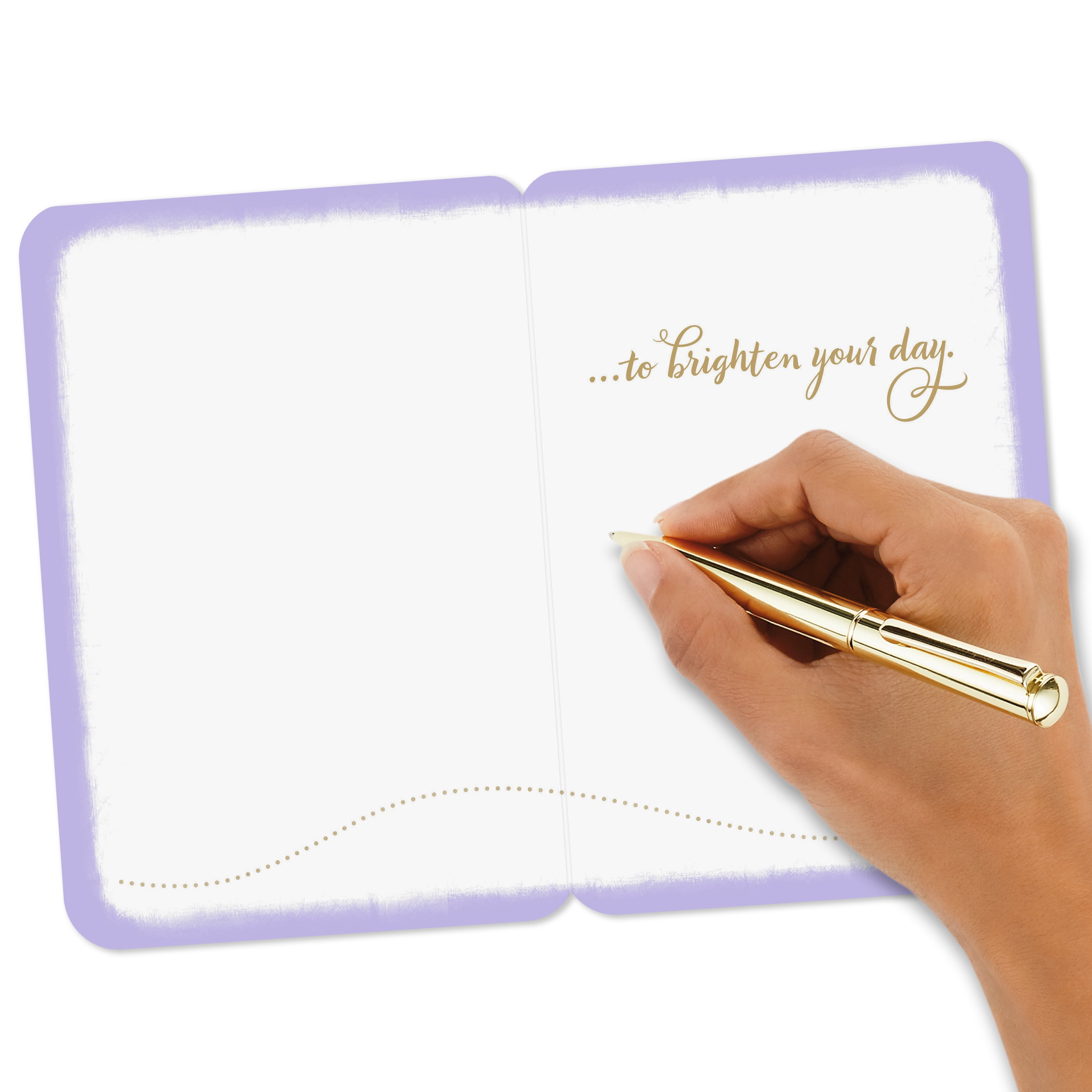 Hallmark Just Because Thinking of You Card (Floral Butterfly)