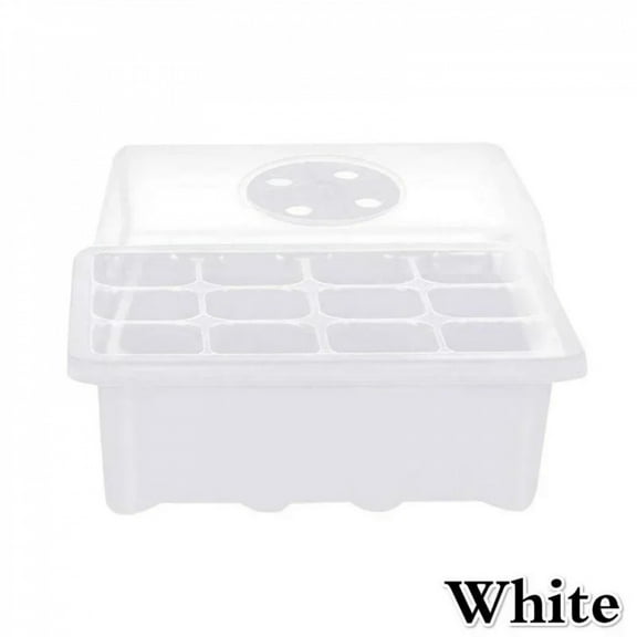 12 Hole Seedling Trays Seed Starter Plant Flower Grow Box Tools Propagation for Home Gardening Starting Germination Supplies