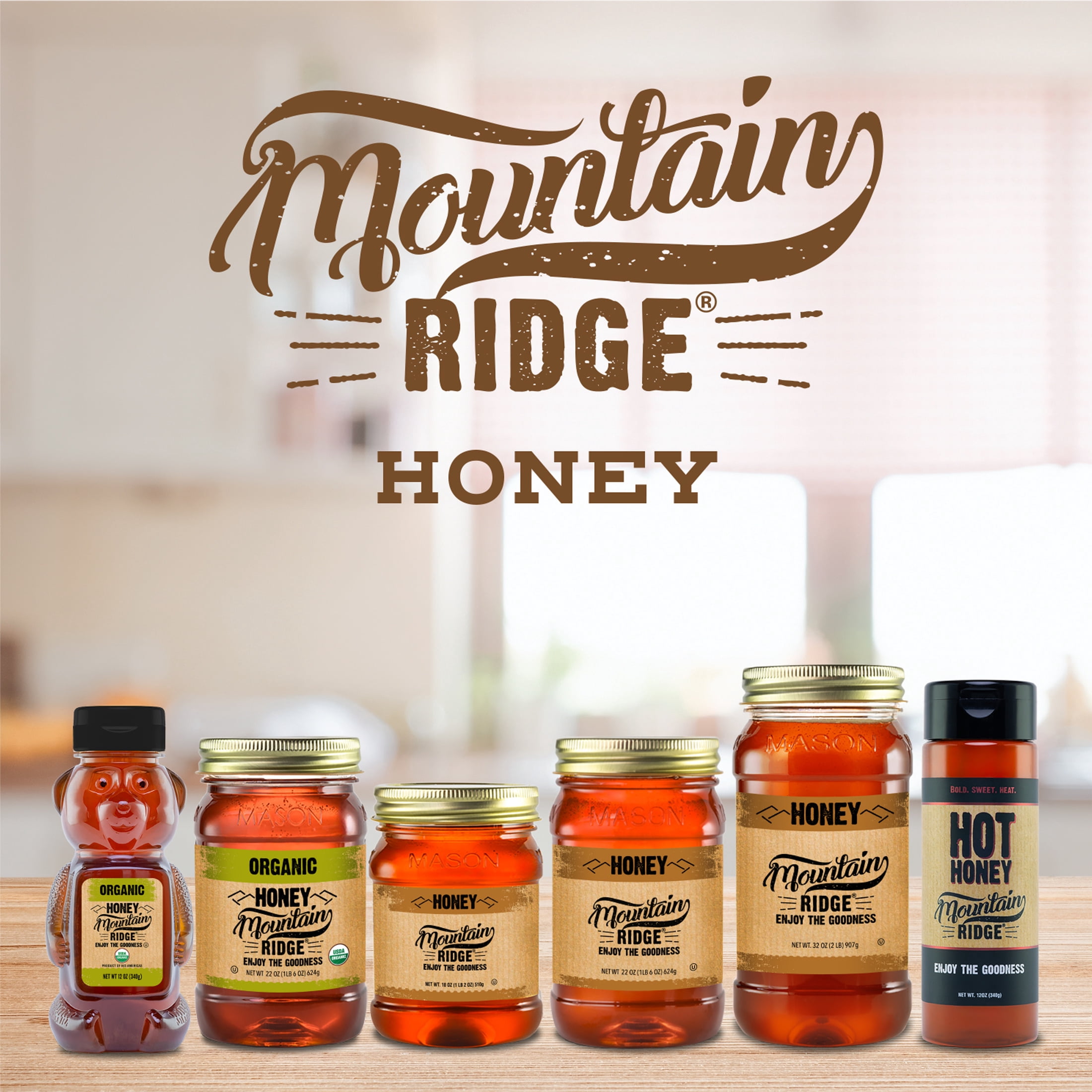 Mountain Ridge Raw Honey 22 oz