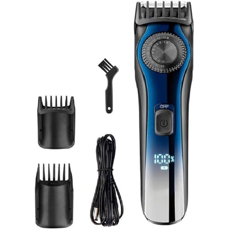 Men's Hair Clippers with 38 Length Settings - Adjustable Beard & Hair Trimmer for Men's Grooming, Rechargeable & Cordless