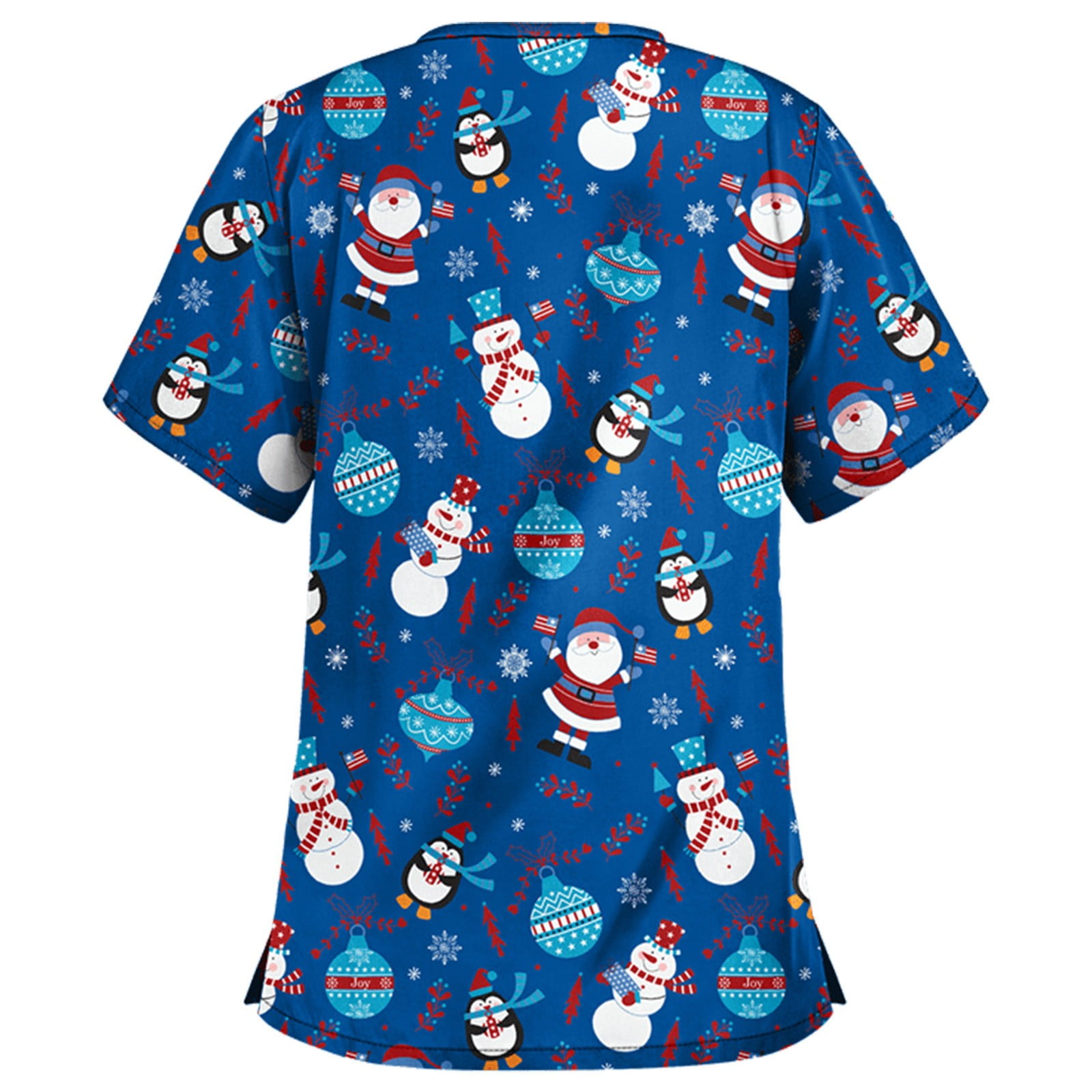 Women Casual Tops Short Sleeve V-neck 