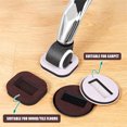 thumbnail image 4 of Ounissouiy Tapones para ruedas de muebles, 5 piezas, sofá, silla reclinable, marco de cama, prevención de deslizamiento, almohadillas para Type7 NO7, 4 of 6