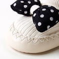 thumbnail image 4 of JAJAHO Baby Girls Socks Shoes Toddler Walking Shoes High-Top With Cute Bowknot Design For Kids Girl 1-3T Soft Shoe, 4 of 4