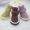 thumbnail image 5 of 4Pcs Pet Shoes Fashionable Anti-slip Breathable Pet Dogs Sneakers for Small Dogs,Pink, 5 of 8