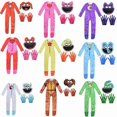 thumbnail image 2 of Pijama de peluche de gato para Halloween, disfraz de mono para adultos y niños, 2 of 5