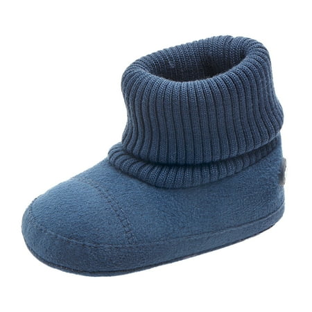 

Yinguo Cotton Shoes For Baby Girls And Boys Warm Shoes Soft Comfortable Boots Toddler Warming Shoes Blue 11/12