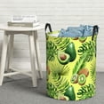 thumbnail image 5 of Picia Kiwi and Avocado Large Laundry Basket, Waterproof, Freestanding Laundry Hamper, Collapsible Tall Clothes Hamper with Extended Handles-Small, 5 of 8
