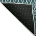 thumbnail image 3 of Addison Rugs Chantille Indoor/Outdoor Transitional Boho Teal Washable Round Rug, 8' x 8', 3 of 6