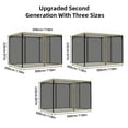 thumbnail image 4 of Mosquito Netting for Patio Canopy Umbrella Screen Netting for Porch, 4 of 8