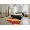 thumbnail image 5 of Ahgly Company Machine Washable Indoor Round Transitional Orange Area Rugs, 7' Round, 5 of 7