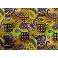 thumbnail image 5 of oneOone Tissu Popeline de Coton Jaune Paisley Patchwork Matériel de Robe Tissu Imprimé Tissu au Mètre 56 Pouces de Large, 5 of 5