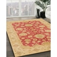 thumbnail image 2 of Ahgly Company Indoor Round Abstract Bright Orange Abstract Area Rugs, 8' Round, 2 of 6