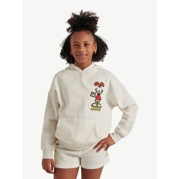 Girls Garfield X Justice Graphic Hoodie, Sizes XS - XLP
