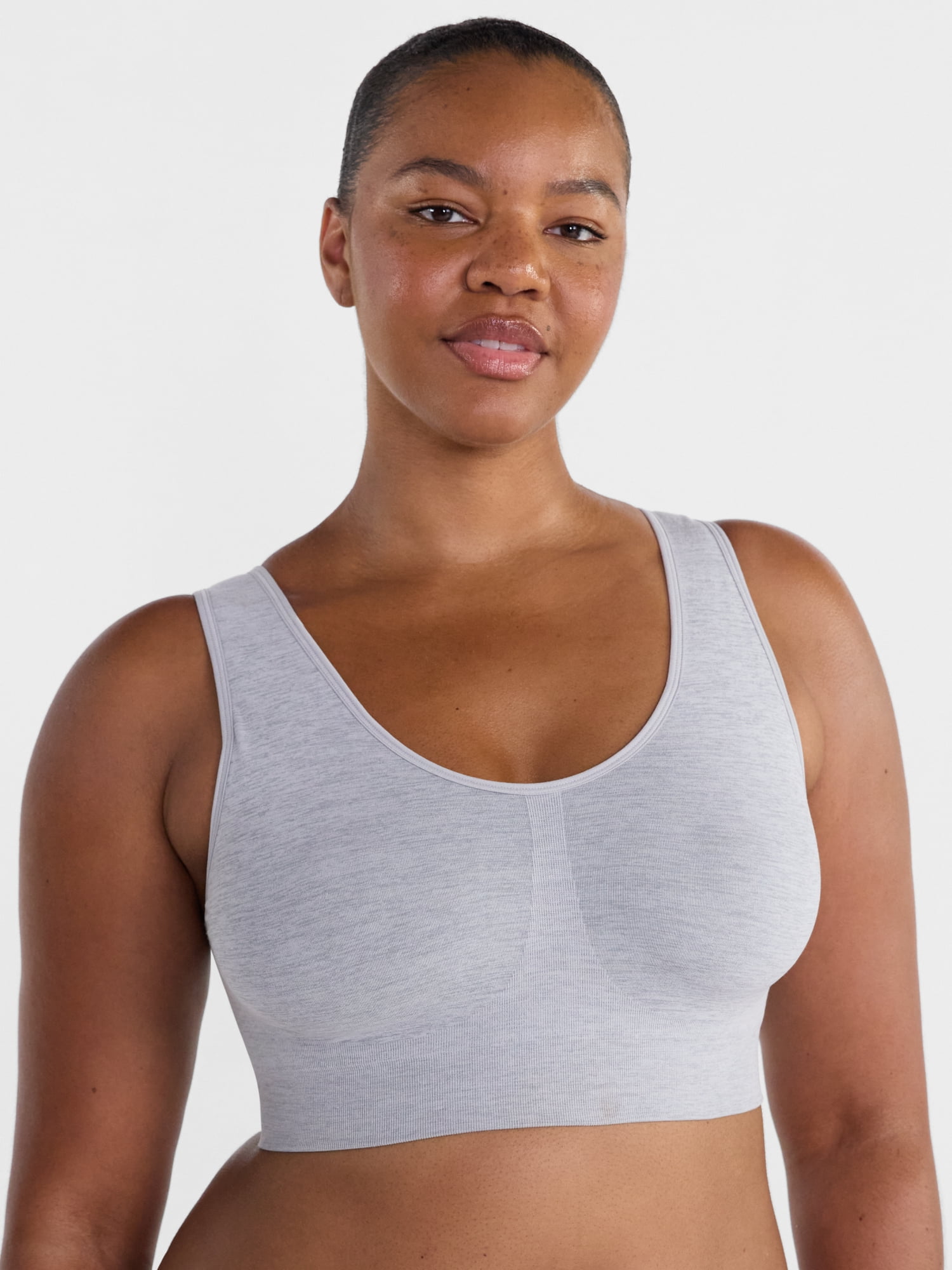 Joyspun Women's Pullover Comfort Bralette, Removable Padding, Sizes S-XXXL