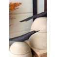 thumbnail image 3 of Juego de dos botes de arcilla con asas de madera para pájaros KALALOU, 3 of 5