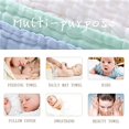 thumbnail image 2 of CHOK -10PCS Baby Muslin Towel Natural Plain Weave Suitable For Boys And Girls, 2 of 8