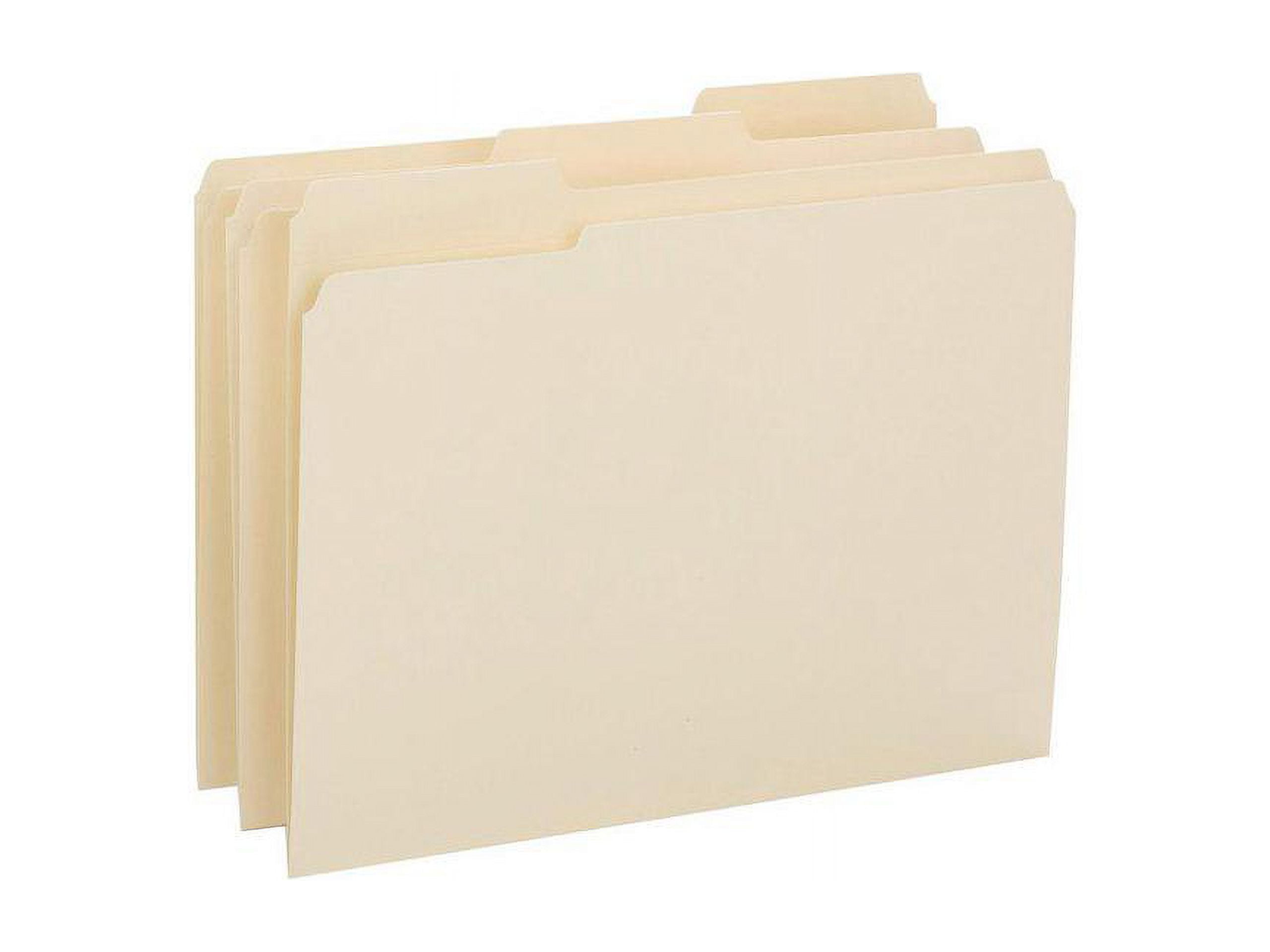 Business Source, BSN16515, 1/3-cut 1-ply Tab File Folders, 50 / Box, Manila