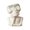 B, variant on Eolstice Set of 4 White Ceramic Skull Bust Planters, Skeletal Figures Planters in Four Poses, Halloween Tabletop Decor for Home and Office, Fun Decor